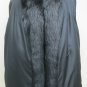 LADIES BLACK MINK STROLLER W/FOX TUXEDO - 66023(o) available size in 12/14/16/