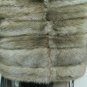 LADIES OLIVER GREEN HORIZONTAL MINK VEST - 64449(o) SIZE 14