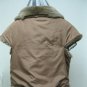 LADIES OLIVER GREEN HORIZONTAL MINK VEST - 64449(o) SIZE 14
