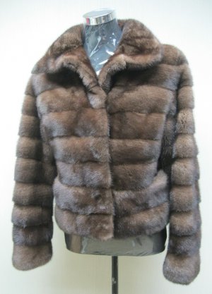 LADIES STUNNING DEMIBUFF MINK WORK BOLERO - 67020(SIZE M = 12)