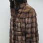 LADIES STUNNING USA DEMIBUFF MINK HOODIE WORK JACKET - 67029(SIZE 44 = 12)
