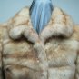 LADIES BLEACHED CANADIAN SABLE HORIZONTAL JKT - 66039(o) SIZE 44 = SIZE S