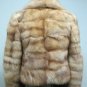 LADIES BLEACHED CANADIAN SABLE HORIZONTAL JKT - 66039(o) SIZE 44 = SIZE S