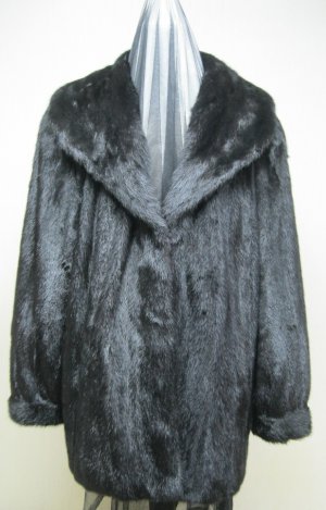 LADIES MAMA BLACK FEMALE US MINK STROLLER - 65540 (SIZE 28)