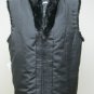 LADIES BLACK FEMALE MINK LETOUT ZIP UP VEST - 67072 (SIZE 16 )