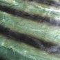MINK PLUCKED GREEN COL W/STRIPE PLATE-DRESSED REAL GENUINE SKIN (est 47" X 20")