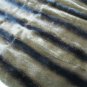 MINK PLUCKED BROWN COL W/STRIPE PLATE-DRESSED GENUINE SKIN (est 44" X 19 1/2")