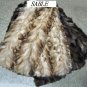 SABLE SECTION (BLEACHED & NATURAL COL DRESSED SKIN PLATE(est 39" x 19")
