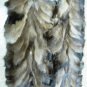 SABLE SECTION (BLEACHED & NATURAL COL DRESSED SKIN PLATE(est 39" x 19")
