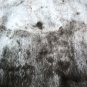 MINK DYED BROWN PLUCKED DRESSED REAL GENUINE FUR SKIN PLATE (est size44" X 22")