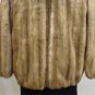 LADIES DYED WHISKEY MINK LET OUT HOODIE JACKET - 59018(o) SIZE L