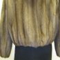 LADIES CUTE MAHOGANY US  MINK DETACHABLE HOODIE JKT-59096(o) SIZE M