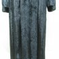 LADIES BLACK MINK COAT W/FOX TUXEDO - 65739/740/743 (size 10 /12 / 14)