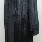 LADIES BLACK MINK COAT W/FOX TUXEDO - 65739/740/743 (size 10 /12 / 14)