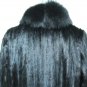 LADIES BLACK MINK COAT W/FOX TUXEDO - 65739/740/743 (size 10 /12 / 14)