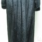 LADIES BLACK MINK COAT W/FOX TUXEDO - 65739/740/743 (size 10 /12 / 14)