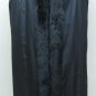 LADIES BLACK MINK COAT W/FOX TUXEDO - 65739/740/743 (size 10 /12 / 14)