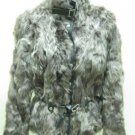 LADIES GREY LAMB SCRAP JACKET (KT-04 ) SZ XL