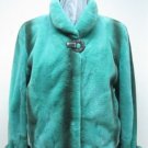 LADIES DYED GREEN MINK JACKET (C3105)-SZ44= M