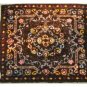 GORGEOUS UNIQUE HANDMADE MINK RUG/CARPET WE0704 size 78" x 78"