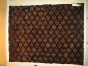 GORGEOUS UNIQUE HANDMADE MINK RUG/CARPET WE0708 size 78" x 62"