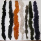 GENUINE MULTI-COL FOX HOOD TRIM (AUCTION -USD 0.99/PC)