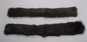 FURRY BOTH SIDE REX RABBIT COLLAR/SCARF W/CLIP(USD 4.9/PC)