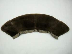 FURRY NATURAL PLUCKED BEAVER COLLAR (58144o)