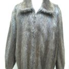 MENS NATURAL NUTRIA ZIP UP BOMBER JACKET  - (BH189) available size fm 3XL to 5XL