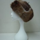 NATURAL MUSKRAT RUSSIAN MILITARY HAT (UFF-2)
