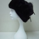 DYED BLACK MUSKRAT RUSSIAN HAT (UFF-4)