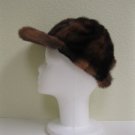 CUTE+CHIC+WARM BLEACHED MAHO MINK BASEBALL CAP(MIC-6)