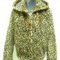 LADIES PRINTED BROWN REX HOODIE JACKET (HH52) SIZE F=M
