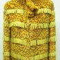 LADIES DYED YELLOW REX KNITTED JACKET (HH08) SZ F = S