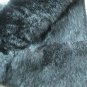 LADIES CLASSIC BLACK MINK CAPE TRIM WITH MATCHING COL OPOSSUM FUR-65251 (SZ F)