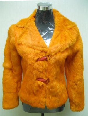 LADIES ORANGE REX JACKET - SIZE F = S (HH07)