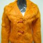 LADIES ORANGE REX JACKET - SIZE F = S (HH07)