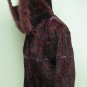 LADIES DYED WINE PRINTED RABBIT JACKET (HH06 ) SZ F=M