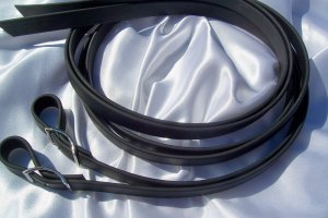 7ft. Beta Biothane Split Reins Brand New! Brown or Black