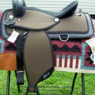 Abetta All Around 16 inch Saddle New! Brown w/ Black!