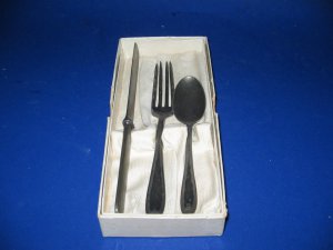 Rogers A1 child flateware setting vintage boxed 3 piece