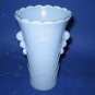 Anchor Hocking blue Art Deco vase