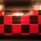 Red N Black Womens's Duct tape Wallet