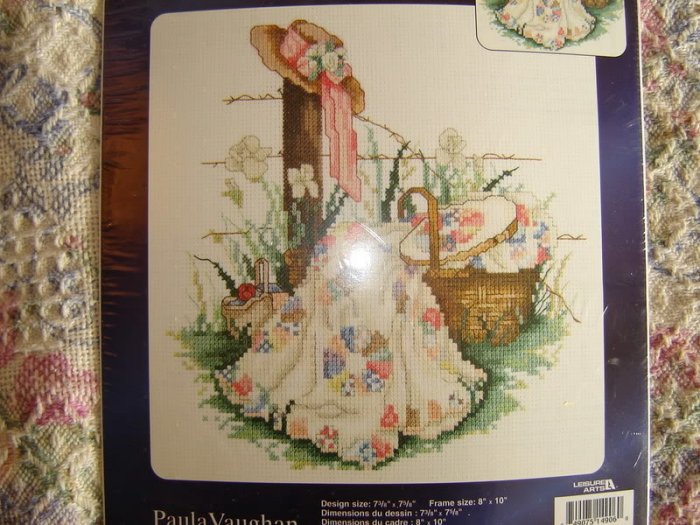 Pink Ribbon Counted Cross-Stitch Kit Paula Vaughan