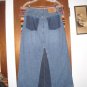 Womens Lucky Dungarees Brand Long Jean Denim Skirt 4 S