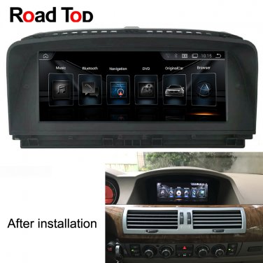 8.8" Android Car Radio Bluetooth GPS Navigation Head Unit Screen Monitor for BMW E65 E66 2005-2009