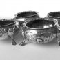 Antique Victorian Solid Silver Cauldron Salts London 1893