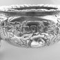 Antique Victorian Solid Silver Cauldron Salts London 1893