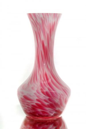 Vintage Studio Cased Glass Vase