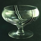 Vintage Retro Studio Glass Crystal Bowl